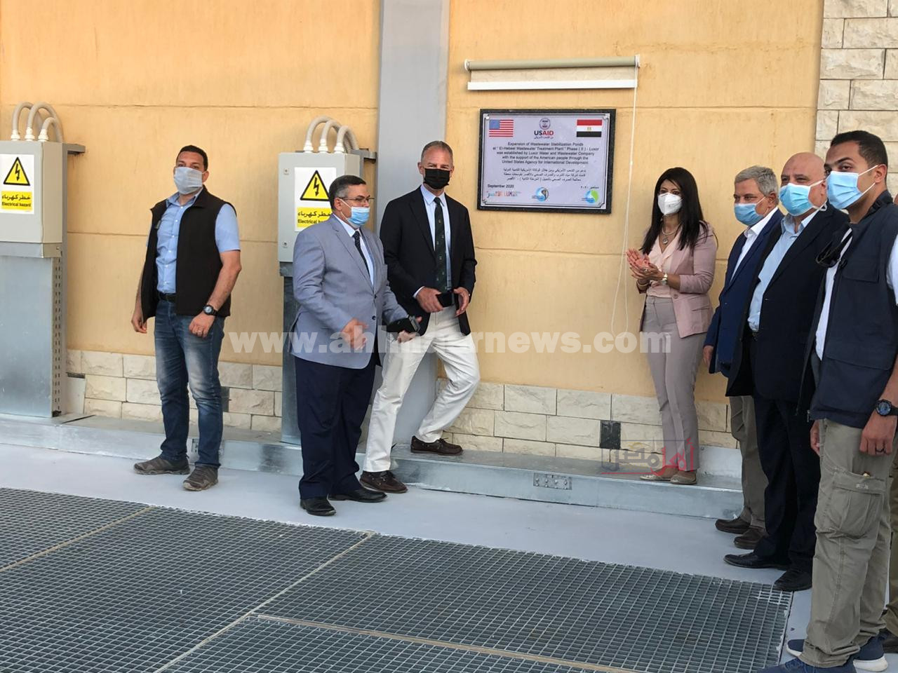 افتتاح محطة معالجة مياه الصرف الصحي بقرية الحبيل بالأقصر 