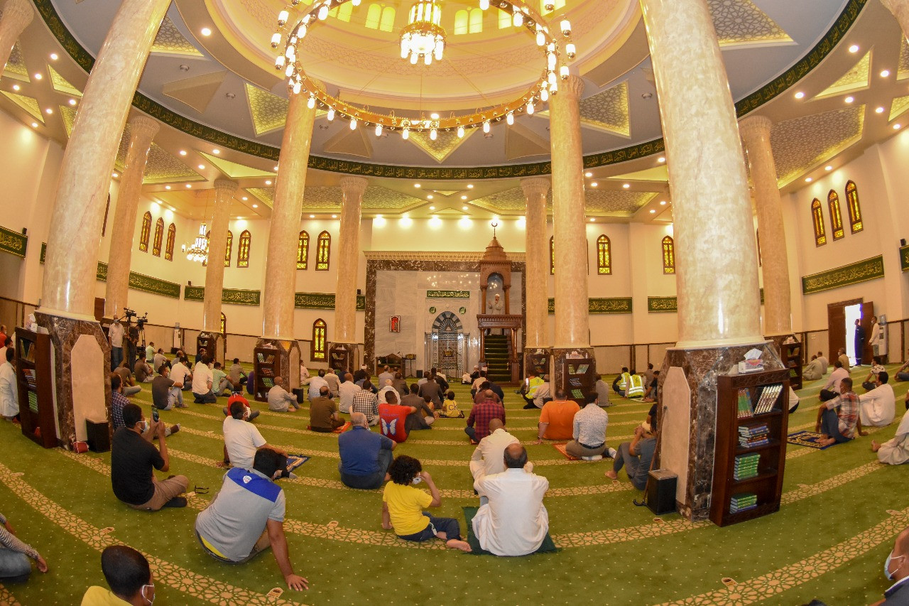 شعائر صلاة الجمعة بمسجد الحق المبين ببشائر الخير ٣