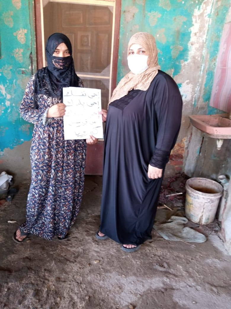قومى المرأة : حملات توعوية بالاجراءات الوقائية لفيروس كورونا فى قرى غرب و جنوب بورسعيد 