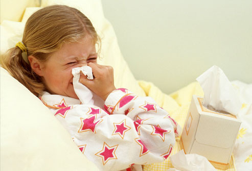 أعراض الأنفلونزا عند الأطفال