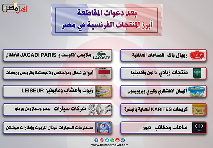 المنتجات الفرنسية في مصر