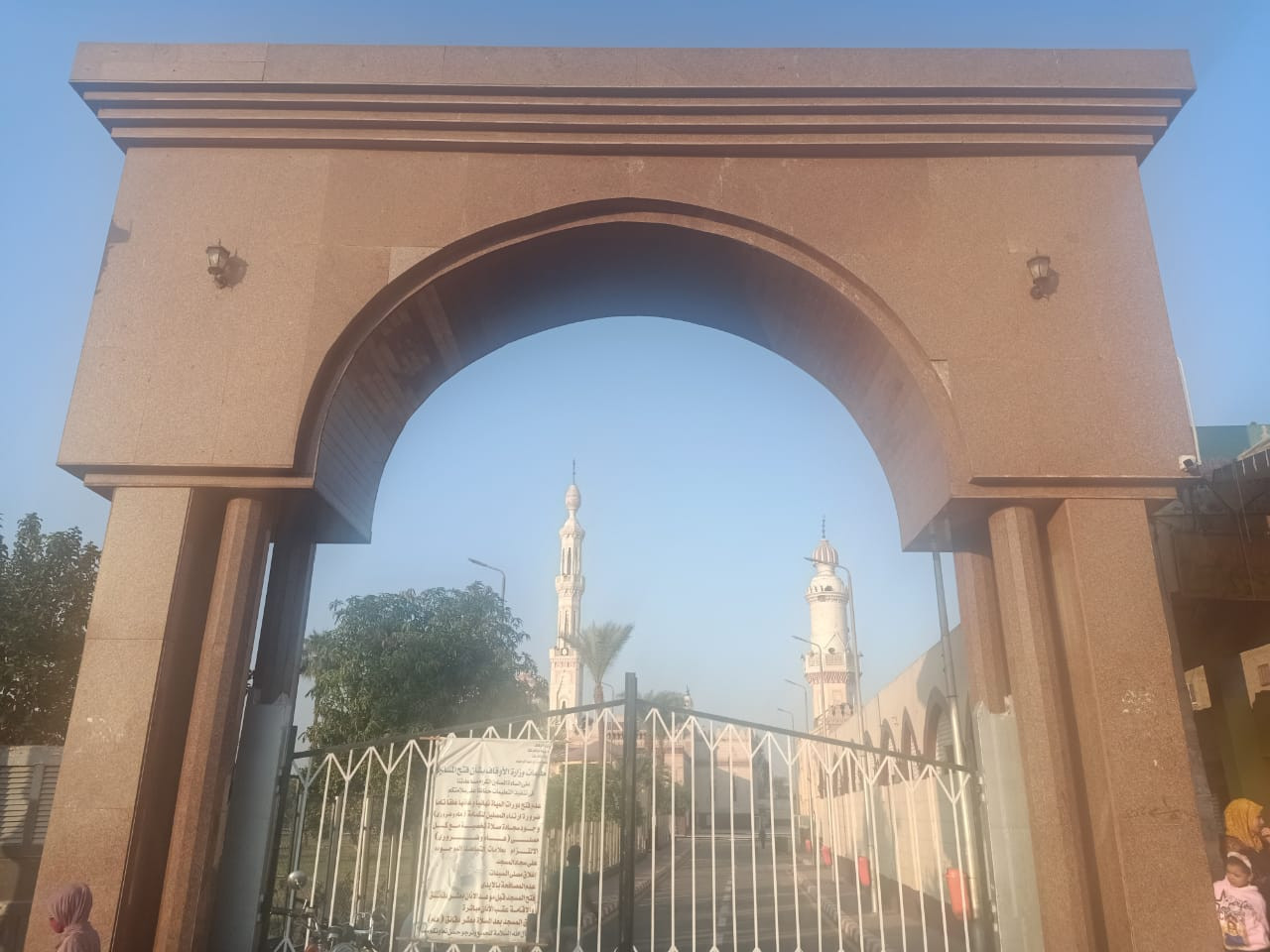 تسلسل أبواب مسجد سيد عبد الرحيم القنائي 