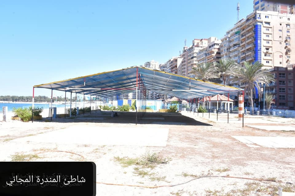 رفع كفاءة شواطئ الإسكندرية العامة