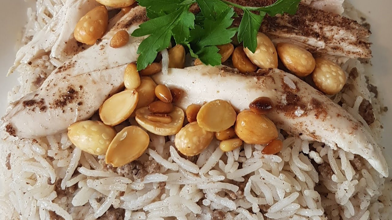 مقادير طريقة عمل فراخ مع الأرز على الوصفة اللبنانية