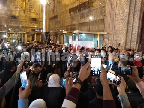 جولة وزير النقل والشباب بمحطة رمسيس للإعلان عن إنطلاق قطار الشباب 