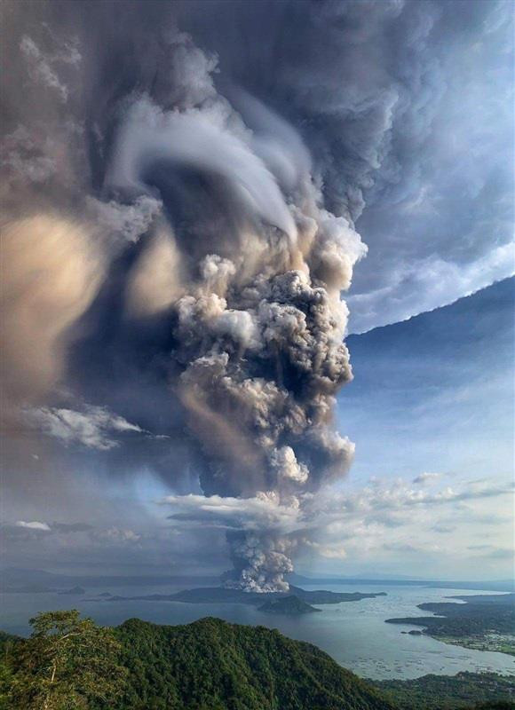 إنفجار البركان
