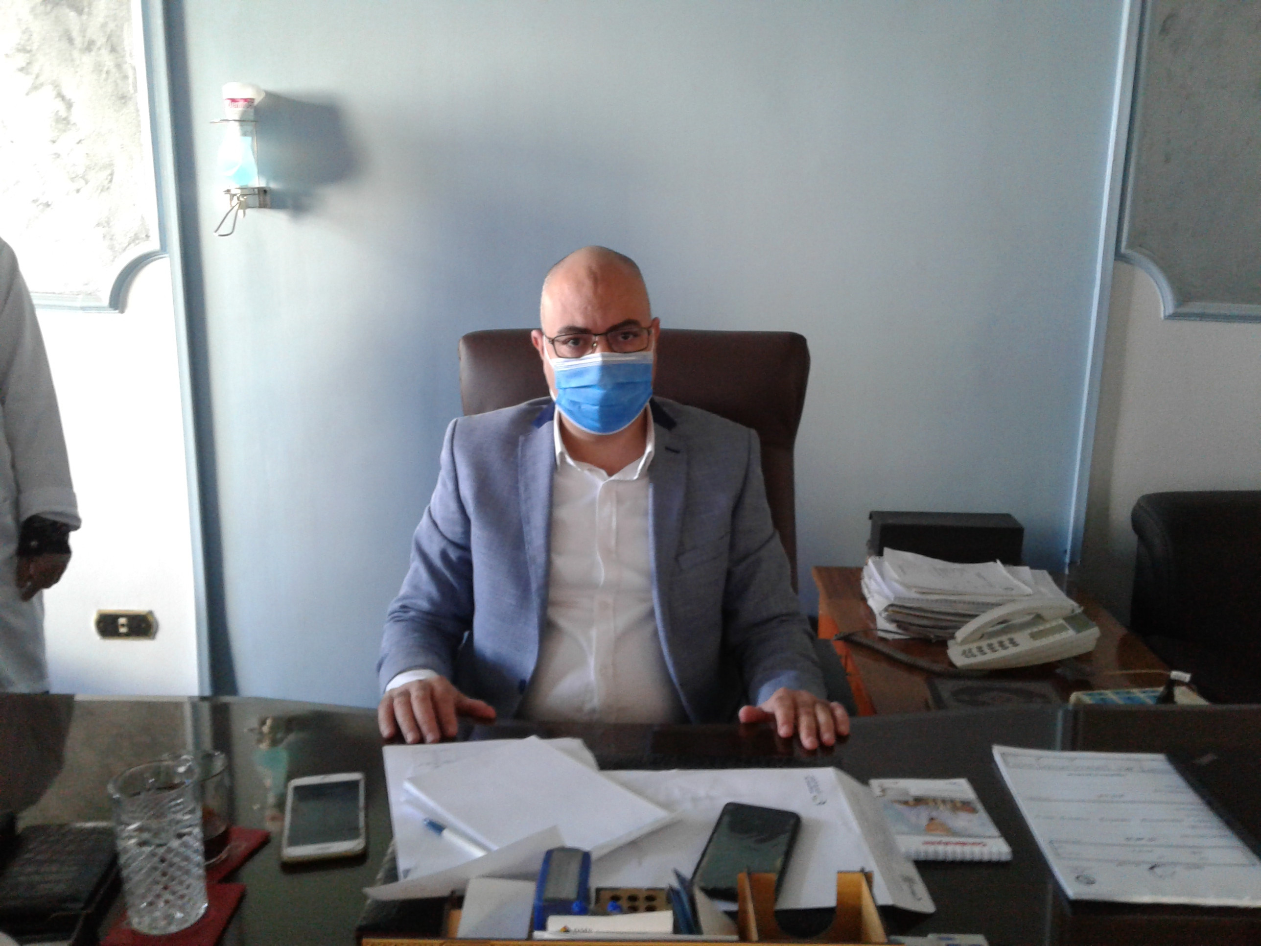 الدكتور محمد شعبان، مدير إدارة مستشفي جامعة بني سويف 