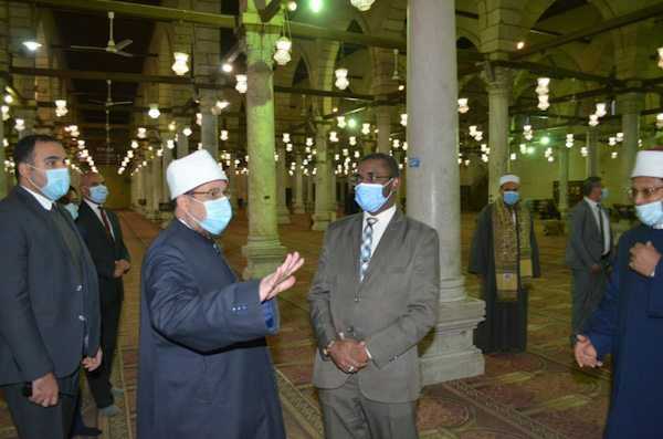 وزيرا الأوقاف المصري والسوداني في مجمع الأديان