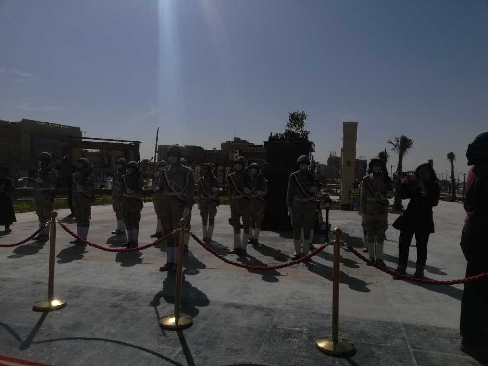 افتتاح النصب التذكاري للشهداء بحديقة بلازا درة النيل بأسوان