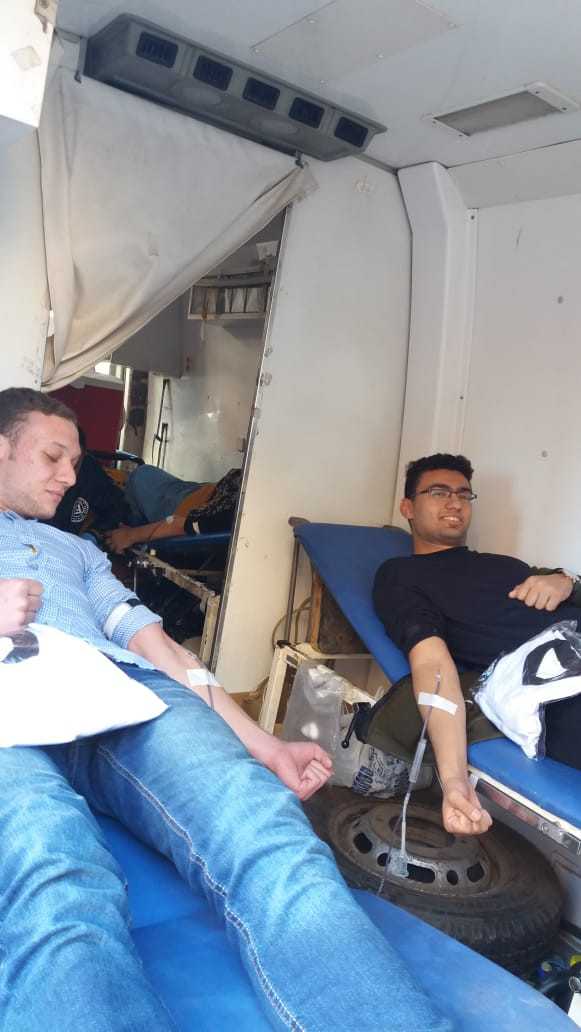 جامعة المنوفية تختتم مهرجان التبرع بالدم