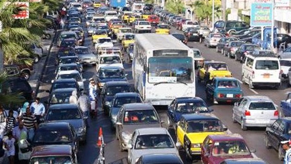 نشرة مرور أهل مصر كثافات مرورية عالية بشوارع القاهرة والجيزة