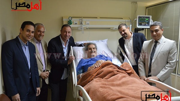 الخطيب وكنفاني يزوران عادل هيكل
