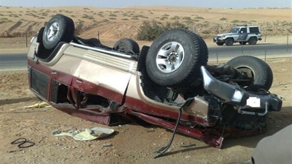 مصرع شاب انقلبت به سيارة جنوب بورسعيد