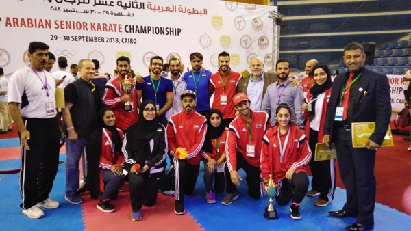 منتخب مصر أول البطولة العربية للكاراتيه برصيد ١٧ ميدالية