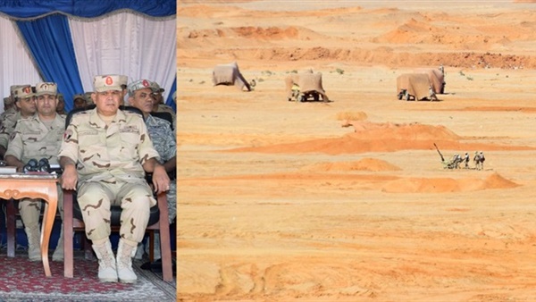 رئيس الأركان يشهد فعاليات المشروع التكتيكى نصر - 14.. صور