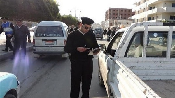 ضبط 4386 مخالفة متنوعة في حملة أمنية لمرور الجيزة