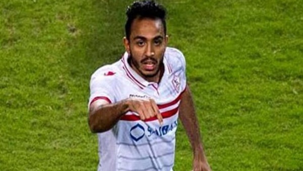 كهربا يحرز الهدف الأول للزمالك أمام المصري