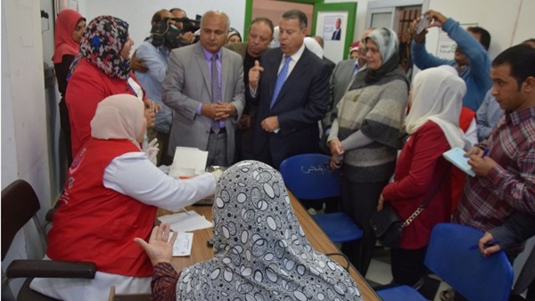 محافظ بني سويف: فحص مليون و347 ألف مواطن ضمن مبادرة 100 مليون صحة