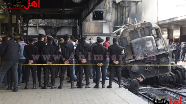 حادث قطار محطة مصر