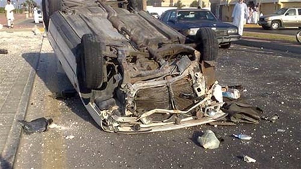 إصابة نائب مأمور وضابط مباحث وخفير في انقلاب سيارة بالمنيا
