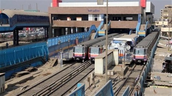 مصدر: اصطدام قطار مترو أنفاق بالخط الثاني بمصد داخل ورش بشبرا الخيمة