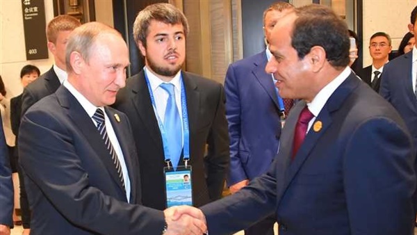 الرئيس السيسي يلتقى نظيره الروسي