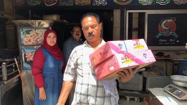 ضبط 280 كيلو رنجة فاسدة بالخانكة