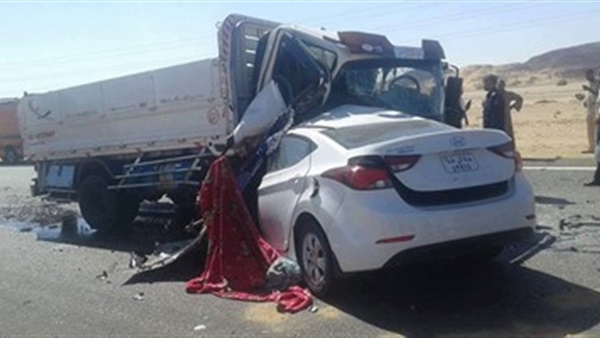 نيابة أول المحلة الكبرى تأمر بتسليم جثث حادث الطريق الدولى لذويهم
