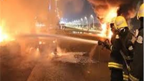 السيطرة على حريق ضخم بمخزن قريب من محور 26 يوليو بكرداسة