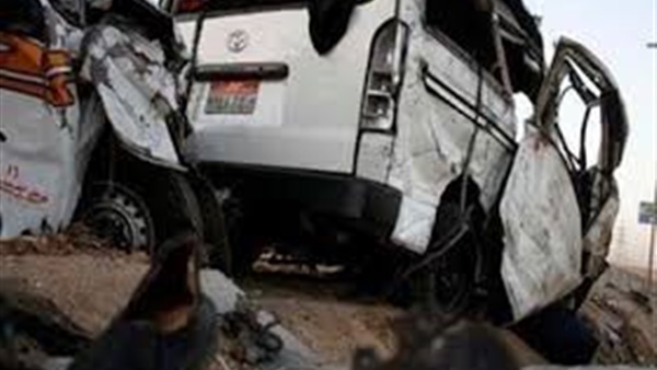 مصرع شخص وإصابة 7 آخرين في حادث تصادم بكفر شكر