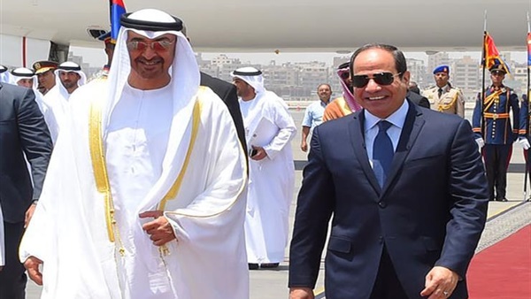 الرئيس السيسي يستقبل ولي عهد أبو ظبي الشيخ محمد بن زايد آل نهيان