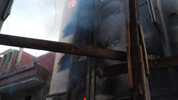تفحم معرض موبيليا من 5 طوابق بدائرة قسم طهطا بسوهاج