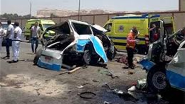 ارتفاع ضحايا حادث طريق الأوتوستراد المعادي لـ 16 شخصا