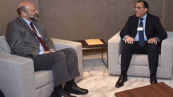 رئيسا الوزراء المصرى والأردنى