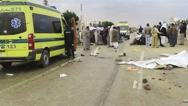 النيابة تصرح بدفن ضحايا الطريق الصحراوي الشرقي بالمنيا