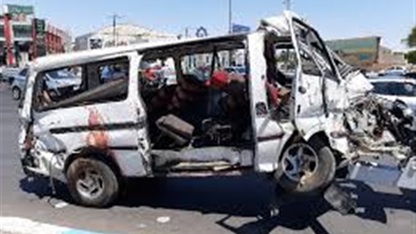 مصرع وإصابة 7 فى حادث تصادم سيارتين ودراجة نارية بسوهاج