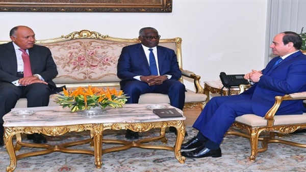 السيسي يستقبل وزير خارجية جمهورية غينيا