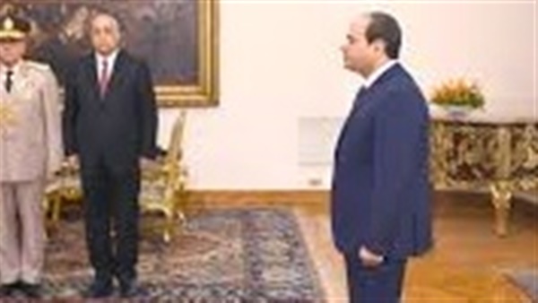 السيسي يشهد حلف اليمين لرئيس مجلس الدولة والنائب العام الجديدين