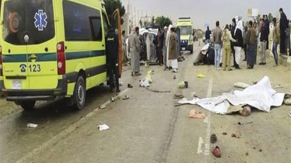 مصرع وإصابة 3 أشخاص فى حادث تصادم بالدقهلية