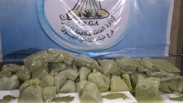ضبط 104 كيلو لمخدر القات داخل طرود بريدية في ميناء القاهرة الجوي