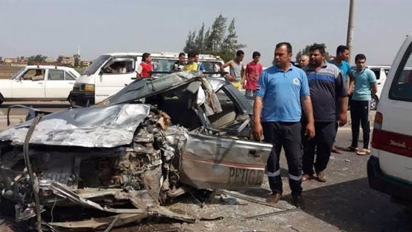 إصابة 4 أشخاص في حادث تصادم على الطريق الإقليمي بالشرقية