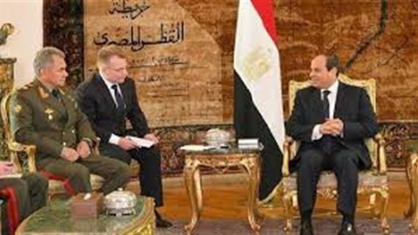 السيسي يستقبل وزير الدفاع الروسي سيرجي شويجو