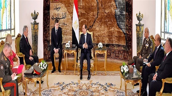 السيسي: حريصون على تعزيز العلاقات مع روسيا