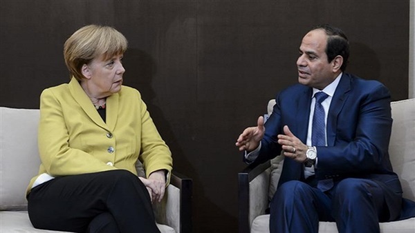 بدء المباحثات الثنائية بين السيسي وميركل ببرلين على هامش قمة مجموعة العشرين
