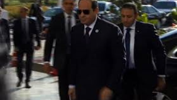 السيسي يصل مقر انعقاد مؤتمر أفريقيا 2019 في العاصمة الإدارية