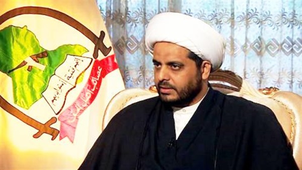 الأمين العام لحركة "عصائب أهل الحق" قيس الخزعلي