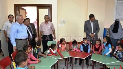 افتتاح مدرسة بـفاقوس