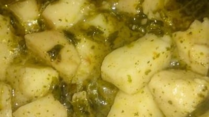 طريقة عمل قلقاس الفراخ