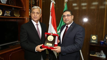 محافظ المنوفية يستقبل