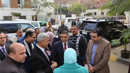 محافظ المنوفية يستقبل